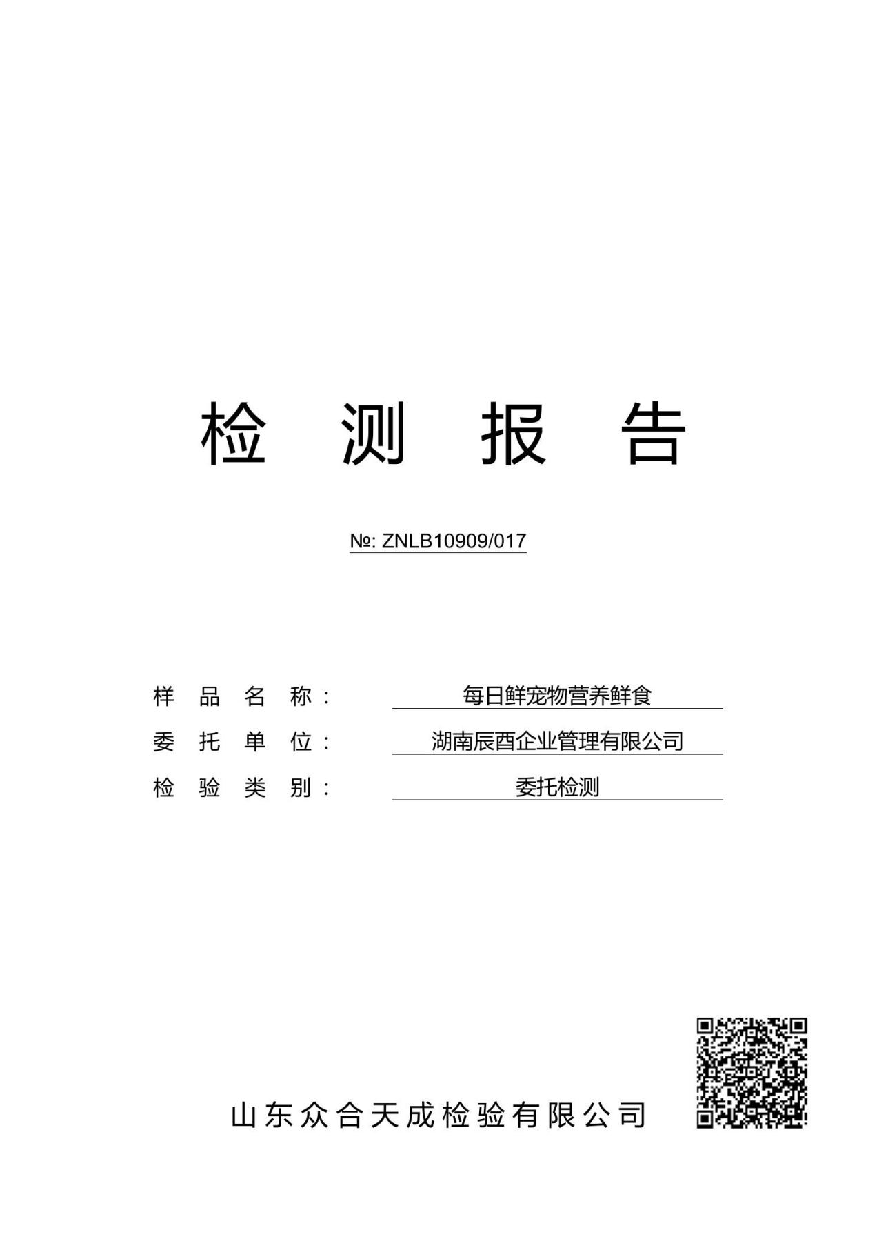检测报告 1